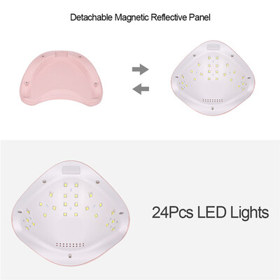 

48W LED UV Nail Lamp Nail Gel Dryer Fingernail & Toenail Gel Curing With 4 Timer Setting Nail Art Painting Nail Tool Optional USE