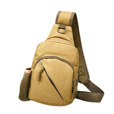 

2019 summer new canvas riding bag camouflage field sports chest bag shoulder diagonal outdoor tactical chest bag