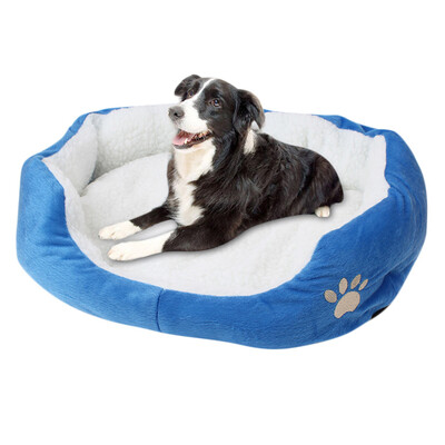 

Gobestart Pet Dog Puppy Cat Fleece Warm Bed House Plush Cozy Nest Mat Pad