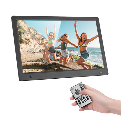 

156 Inch Widescreen Digital Photo Picture Frame HD 19201080 Resolution 169 IPS Display Screen Support Calendar Clock Time Setti