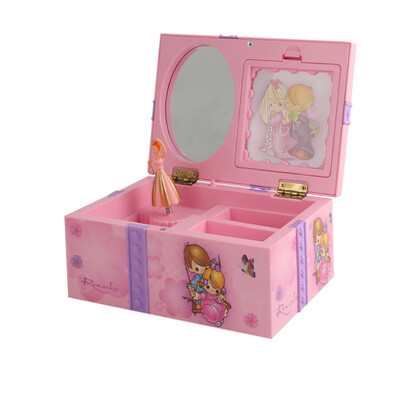

Siaonvr Sweet Musical Jewelry Box with Dancing Ballerina Girl Figurines Musical Box
