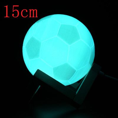 

Gobestart 3D USB LED Magical Football Night Light Table Desk Football Lamp Gift