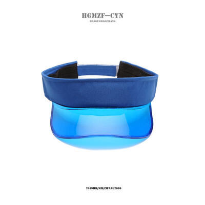

Hat woman summer simple fashion empty top hat outdoor trip sun hat mens Korean version of the beach PVC sun hat