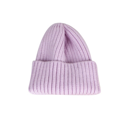 

Autumn Winter Casual Fashion Newborn Baby Solid Color Knitted Hat Kid Toddler Cute Cap