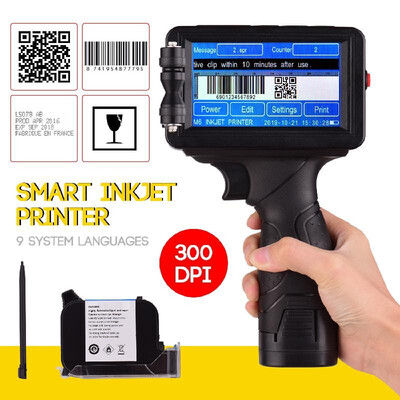 

M6 Portable Intelligent High Definition Inkjet Printer Handheld Code Printer with 43 Inch Touchscreen for Text Number Code Label