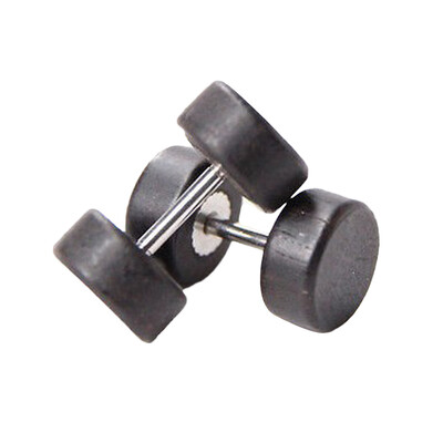 

Fashion Natural Wooden Stainlee Steel Ear Studs Earings for Women Men Wood Barbell Earrings