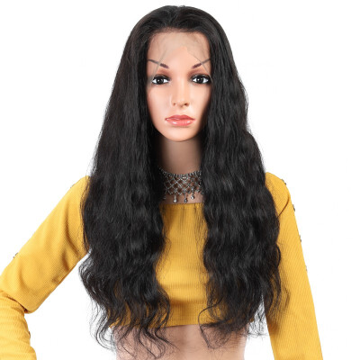 

Amazing Star Brazilian Virgin Hair Body Wave Lace Front Human Hair Lace Wigs with Baby Hair Natural Color