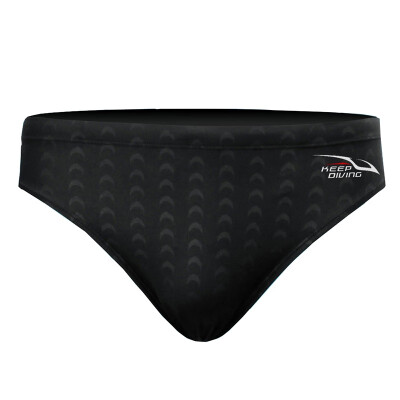 

Men Professional Shark Skin Swim Competition Boxer Briefs Sport Trunks Sharkskin Shorts Swimwear KEEP DIVING Quick Dry Swimsuit