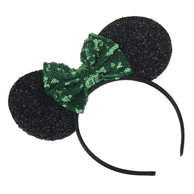 

Sequins Big Bow Hair Accessories Baby Mouse Ears Shape Children Headband Baby Shower Headwear
