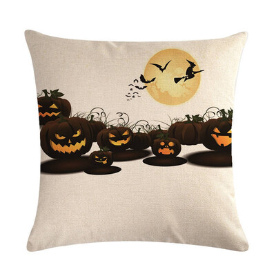 

20 Styles Happy Halloween Pillow Case Sofa Waist Throw Cushion Cover Home Decor Party