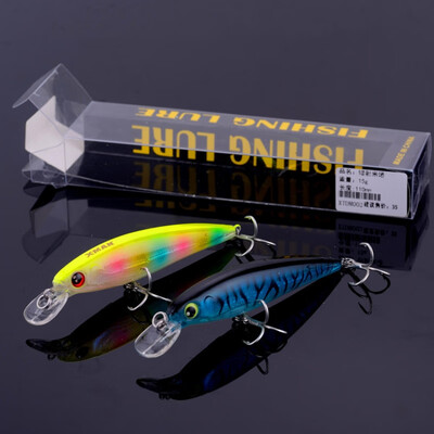 

Minnow Fishing Lure Artificial Crank Hard Bait Topwater Realistic Hard Fishing Wobblers Fish Lure With Double Treble Hook