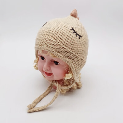 

Solid Print Hats For Girls Winter Baby Girls Boys Toddler Solid Print Hats Casual Caps Headwear