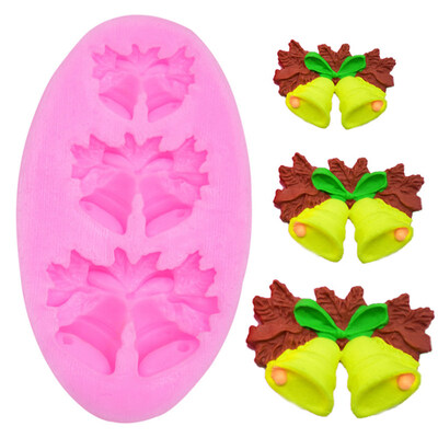 

Silicone Christmas Holly Leaves Fondant Cake Home Hot Mould Mold Tool