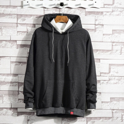 

Gobestart Men Casual Autumn&Winter Solid Color Hoodies Long Sleeve Sweatshirt Outwear Coat