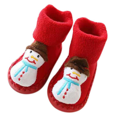 

Christmas gift Socks Themed Children Newborn Cotton Cartoon Socks Winter Kids Baby Infant Anti-slip Children Unisex Socks