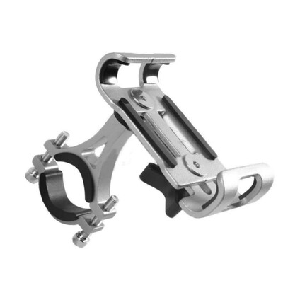 

Aluminum Alloy Bike Phone Mount Phone Holder With 360 Degree Rotation For IPhone 11Pro Pro Max For 4 To 65 Inch Devices