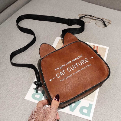 

Tailored Women Ear Letter Shoulder Bag Simple Messenger Bag Fashion Casual Phone Bag