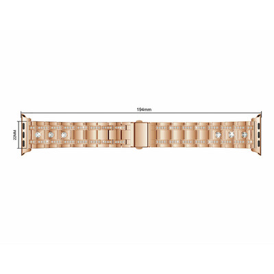 

〖Follure〗Rhinestone Replacement Accessory Watch Band Strap for Apple Watch Series 4 40MM