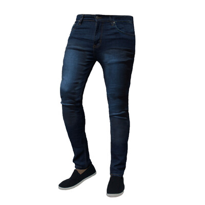 

Tailored Mens Pure Color Denim Cotton Vintage Wash Hip Hop Work Trousers Jeans Pants
