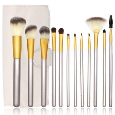 

121824Pcs Makeup Brushes Set Foundation Eyeshadow Blush Kits Make Up Cosmetic Tools maquiagem With PU Leather Bag