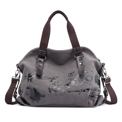 

Tailored Fashion ladies large capacity multi-function retro handbag Messenger bag shoulde