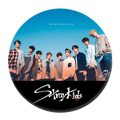 

KPOP Stray Kids New Album Same paragraph Personalized Round Badge Super Cute Bag Pendant Boys Girls Accessories Hot Gift for Fan