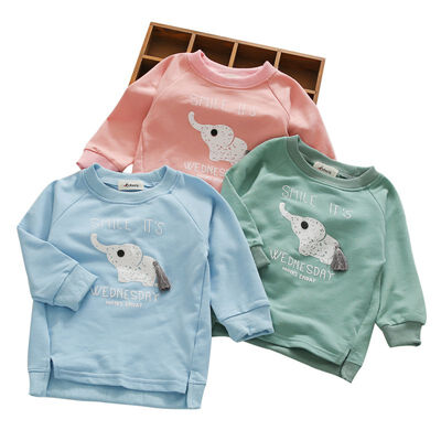 

Baby Girls Boys 2pcs Sets Casual Cotton Clothing Suit Kids Cartoon Letter Long TopFull Pants Clothes Sets Fashion New Sets