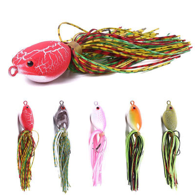 

5pcsSet Ray Frog Soft Fishing Lures 86g Hooks Top water Ray Frog Artificial Soft Bait Winter fishing Accessories