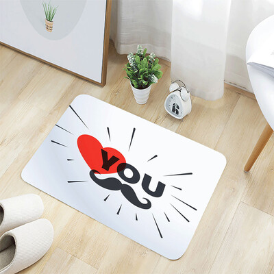 

Toponeto Fathers Day Comfort Square Flannel Kitchen Non-slip Mat 40x60CM
