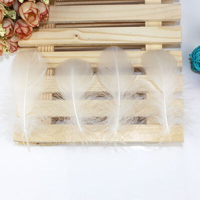 

100pcslot Natural Beautiful Goose Feather Decoration floating color wedding decorations