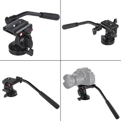 

Handgrip Video Photography Fluid Drag Hydraulic Tripod Head for Canon Nikon DSLR Camera Camcorder Max Load Capacity 5kg 11Lbs A