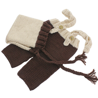 

Baby Outfit Photography Prop Knitted Yarn Handmade Cartoon Cute Infant Pants Soft Taking Photo Accessories