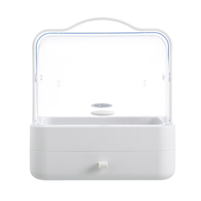

Toponeto Dust-Proof Desktop Drawer Dresser Rack Portable Cosmetic Storage Box