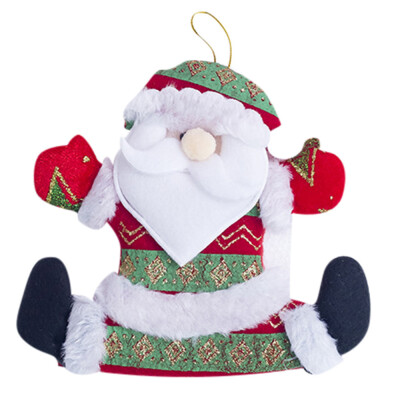 

Tailored Christmas Ornament Santa Snowman Reindeer Toy Doll Hang Party Decoration