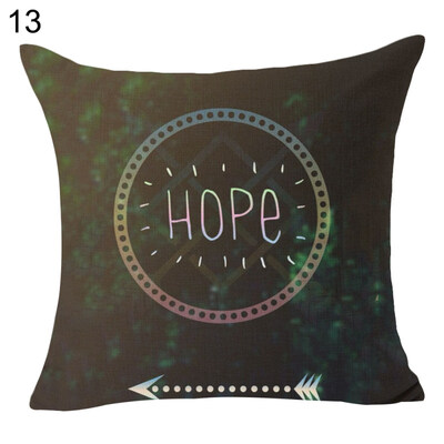 

Dreamcatcher Sun Love Letter Linen Pillow Case Cushion Cover Sofa Bed Car Decor