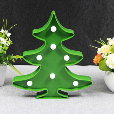 

BRELONG 3D Warm White Decoration Night Light for Kids Room Christmas Wedding Christmas Tree 3V