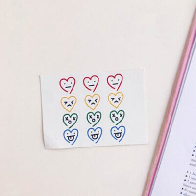 

Personality Durable Waterproof Tattoo Stickers Simple Stickers Geometric Emoji Tattoo Stickers