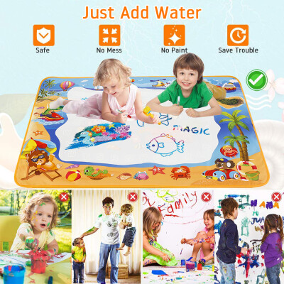 

70x100cm Large Water Drawing Mat Water Doodle Mat Travel Drawing Painting Mat