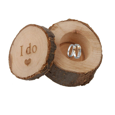 

Gobestart A Pair Manual Wood Wedding Ring Box Shabby Personalized Rustic Wedding Ring Box