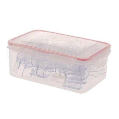 

Pack of 18pcs Dental Impression Trays Dental Supply Teeth Holder Plastic Dentist Tools