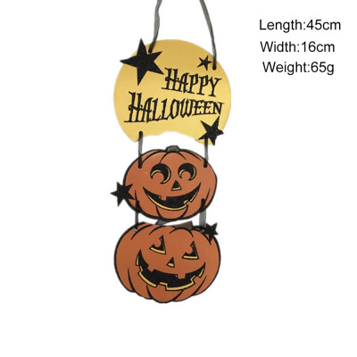 

Halloween Hanging Decoration Household Pumpkin Bat Skull Paper Hanging Decoration