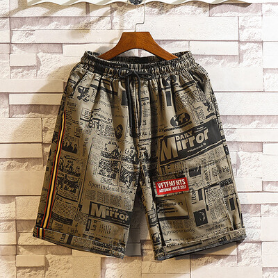 

Tailored Mens Printed Swimming Trousers in Spring&Summer Beach Surfing Shorts