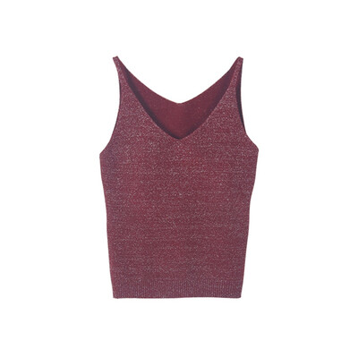 

Sexy Women Deep V-Neck Strappy Sleeveless Vest Tank Casual Tops T Shirt Fashion Newest Hot Selling
