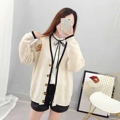 

New spring Autumn female knit cardigan sweater coat short female a little shawl knitted jacket female