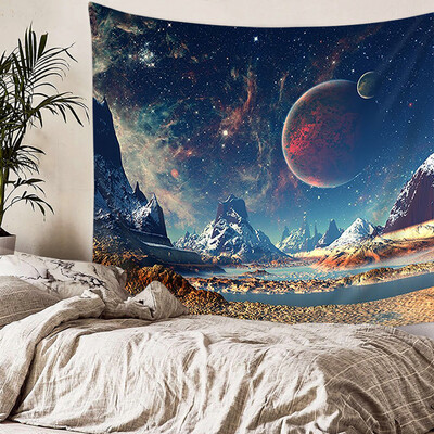 

Toponeto Solar System Tapestry Planets Arround Sun in Universe Wall Hanging Space Tapestries Party Wall Decor
