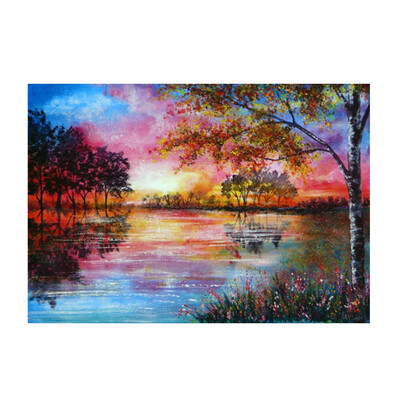 

Gobestart 5D Embroidery Paintings Rhinestone Pasted DIY Diamond Painting Cross Stitch Full Diamond
