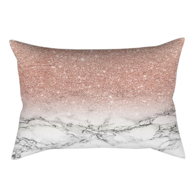 

Rose Gold Pillowcase Powder Peach Skin Long Shape Pillow Cover Home Garden Home Textile