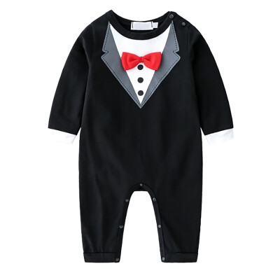 

Infant Baby Boy Rompers Gentle Design Long Sleeve Rompers Kids Jumpsuit Newborn Clothes