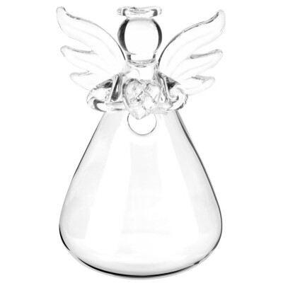 

DIY Home Garden Decor Clear Angel Glass Hanging Vase Bottle Terrarium Hydroponic Container Plant Pot 5cm9cm7cm11cm