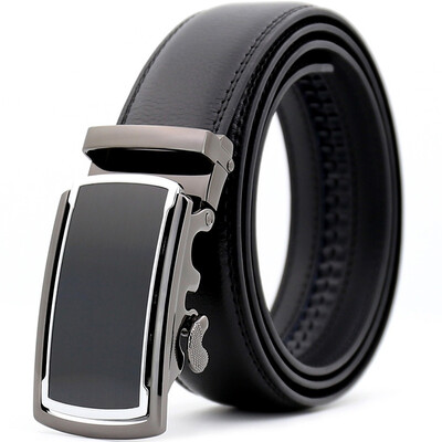 

xsby Mens Belt Genuine Leather Automatic Belt Adjustable Ratchet Dress Belt Buckle